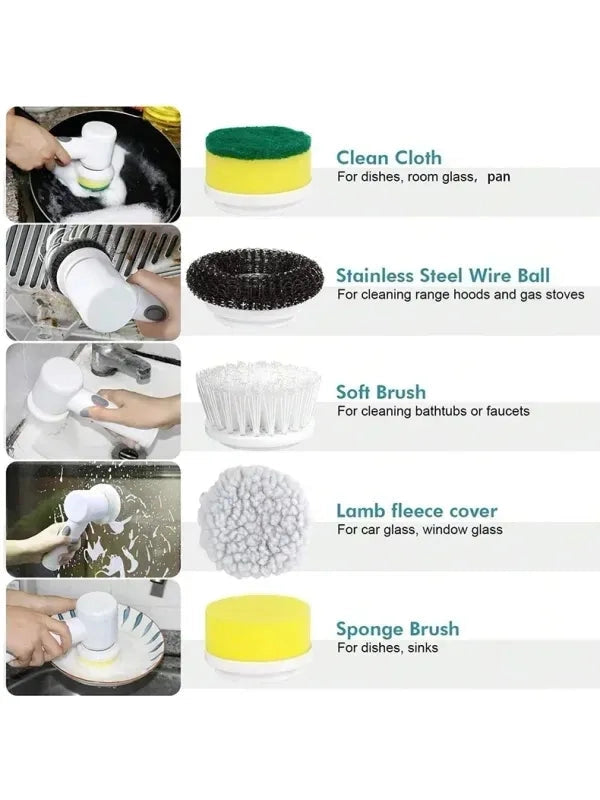 Cordless Electric Spin Scrubber for Fast Home Cleaning